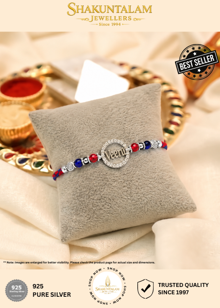 Silver Rakhi 925 Veera