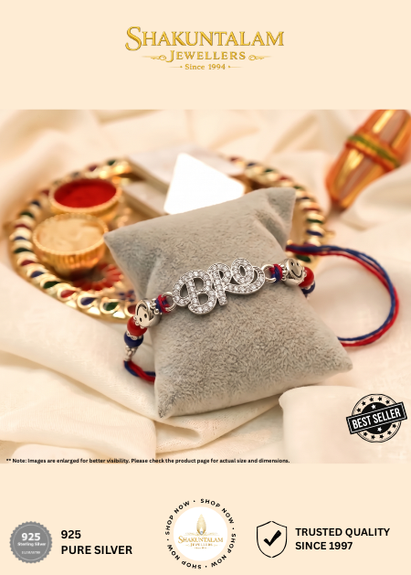 Silver Rakhi 925 BRO-1