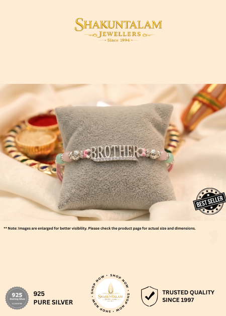 Silver 925 Rakhi Brother 1