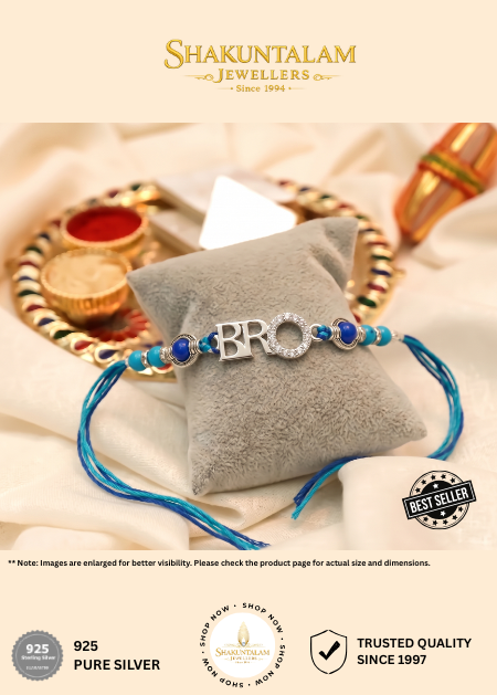 Silver Rakhi 925 Bro 6