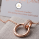 Infinity Love Double Ring Pendant