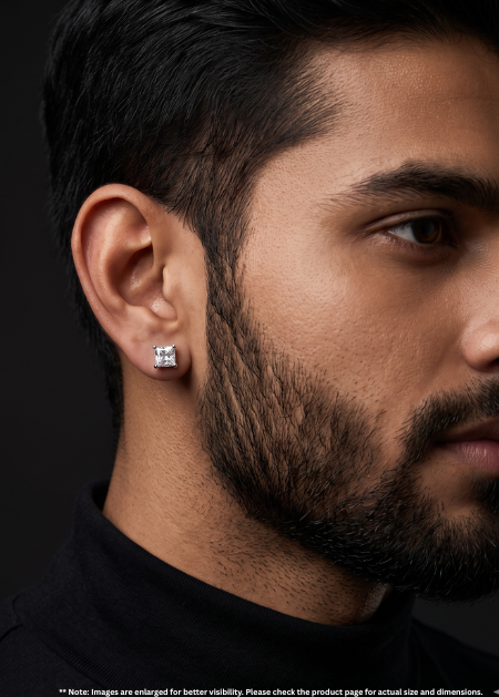 Silver 925 Boys Studs 2