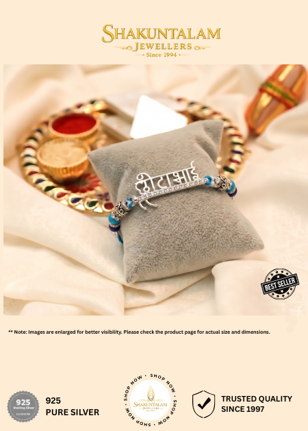 Silver 925 Rakhi Chhota Bhai