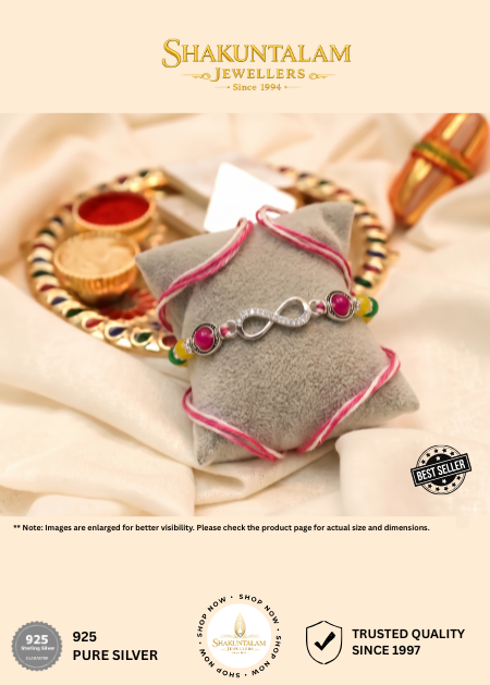 Silver 925 Rakhi Infinity
